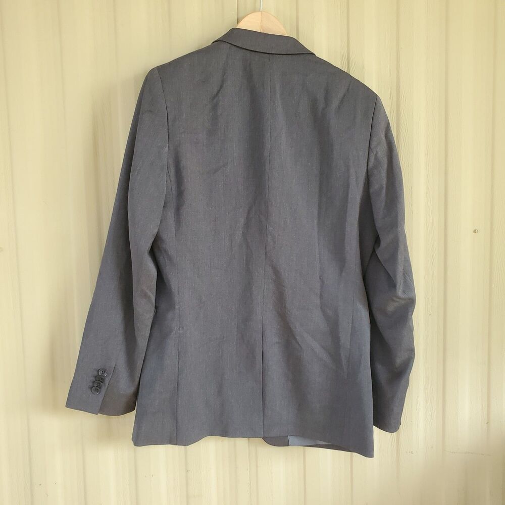 Banana Republic Charcoal Modern Slim Fit Blazer Jacket Size 38R - Picture 3 of 11